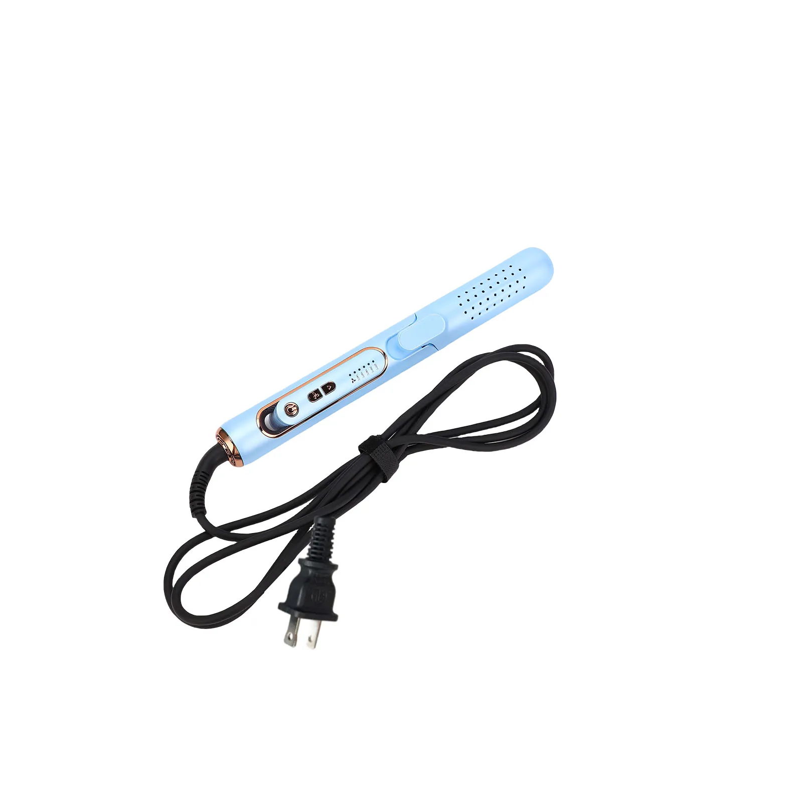 

【New】Hair Straightener Curler Dual Voltage Fast Heating Airflow Curling Wand 2 in 1 43W Professional for Home Use