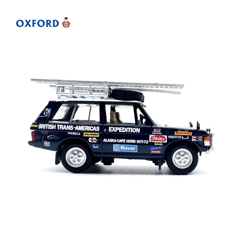 OXFORD Diecast 1:76 Scale Alloy Expedition Team Off Road Vehicle Model Finished Product Simulation Toy Collection Static Display