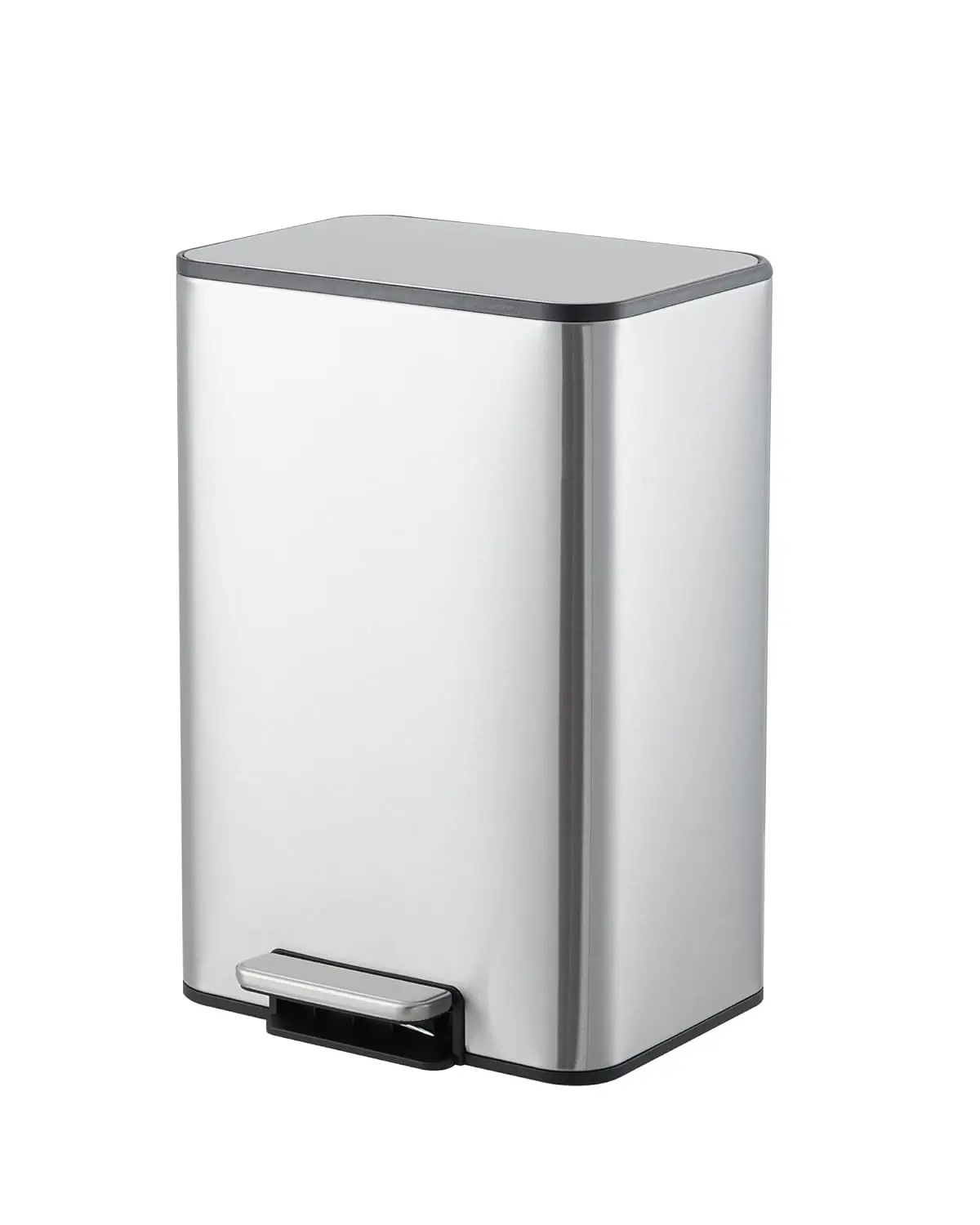 

Мусорное ведро на 15 литров (4 галлона) с вынимаемым внутренним контейнером и педалью для дома и офиса