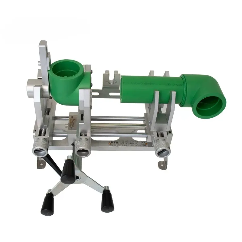 20‑63mm Socket Fusion Welding Clamp Kit, Portable 2‑Size Clamps for PE PP PVDF Pipe Socket Weld Work, 1Pcs