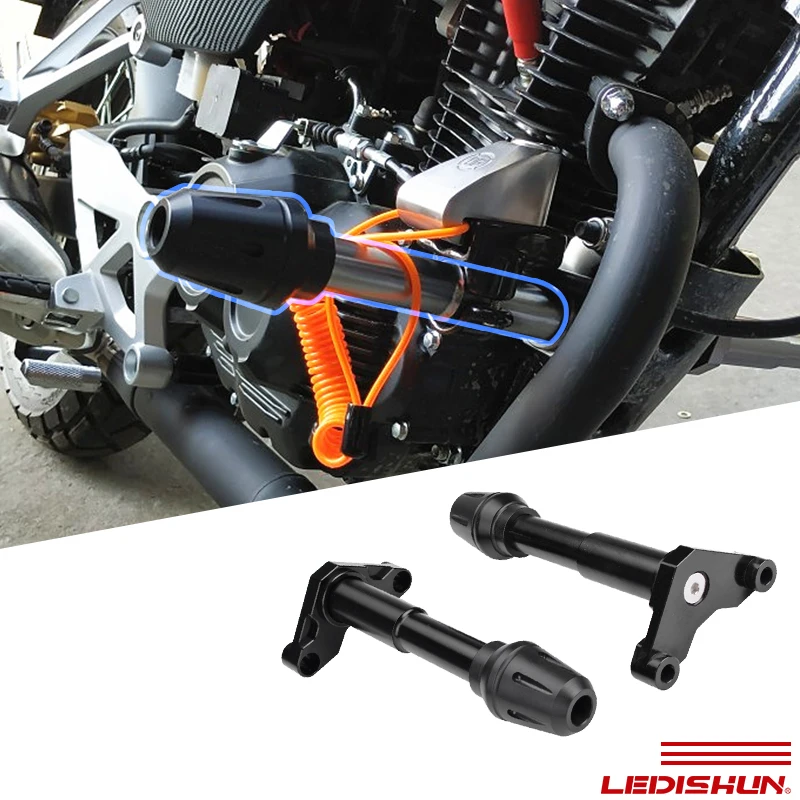 LEDISHUN Motorcycle Frame Crash Sliders Compatible With Honda CB190R CBF190R CBF190X CB 190R Engine Crash Protector