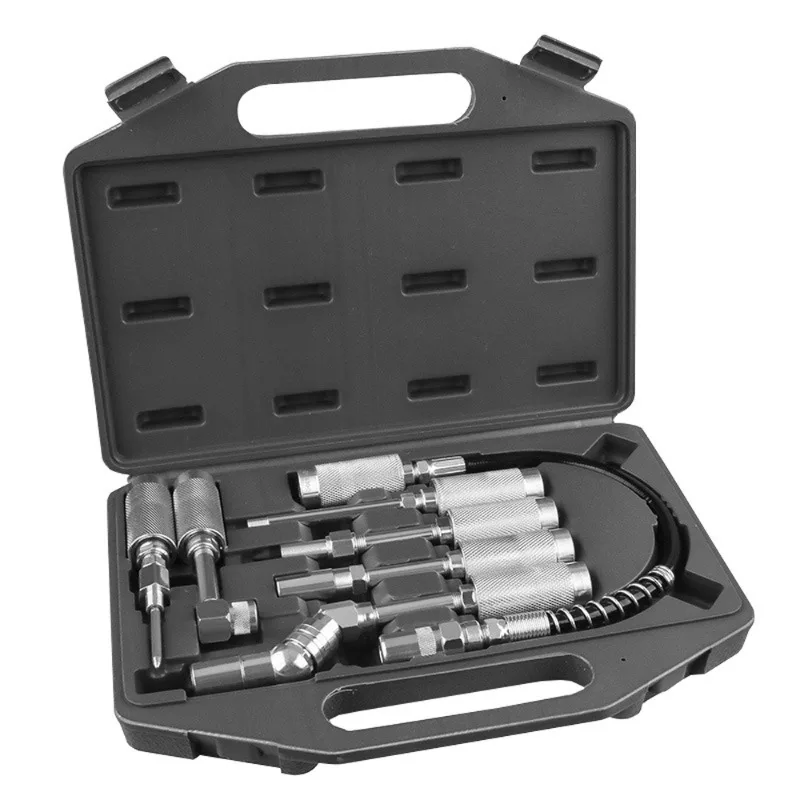 

7-Piece Grease Lubrication Tool Set - Professional Greaser Accessories Kit for Machinery, Ideal for Car Maintenance & Repair Tas