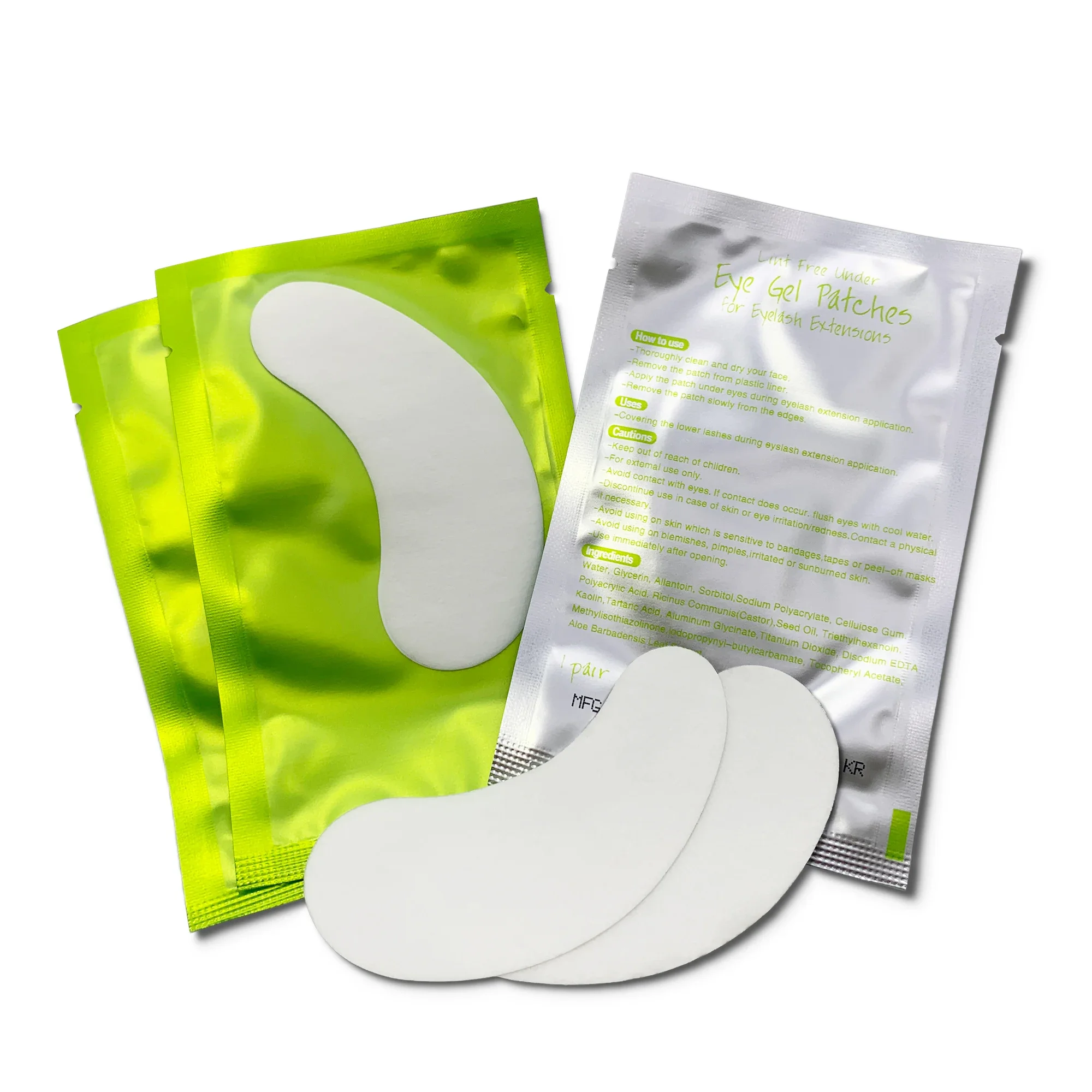 50Pairs Wimper Papier Oog Gel Sticker Wrap Lash Patch Wimper Extension Patches Onder De Ogen Pads Voor Enten Makeup Tools