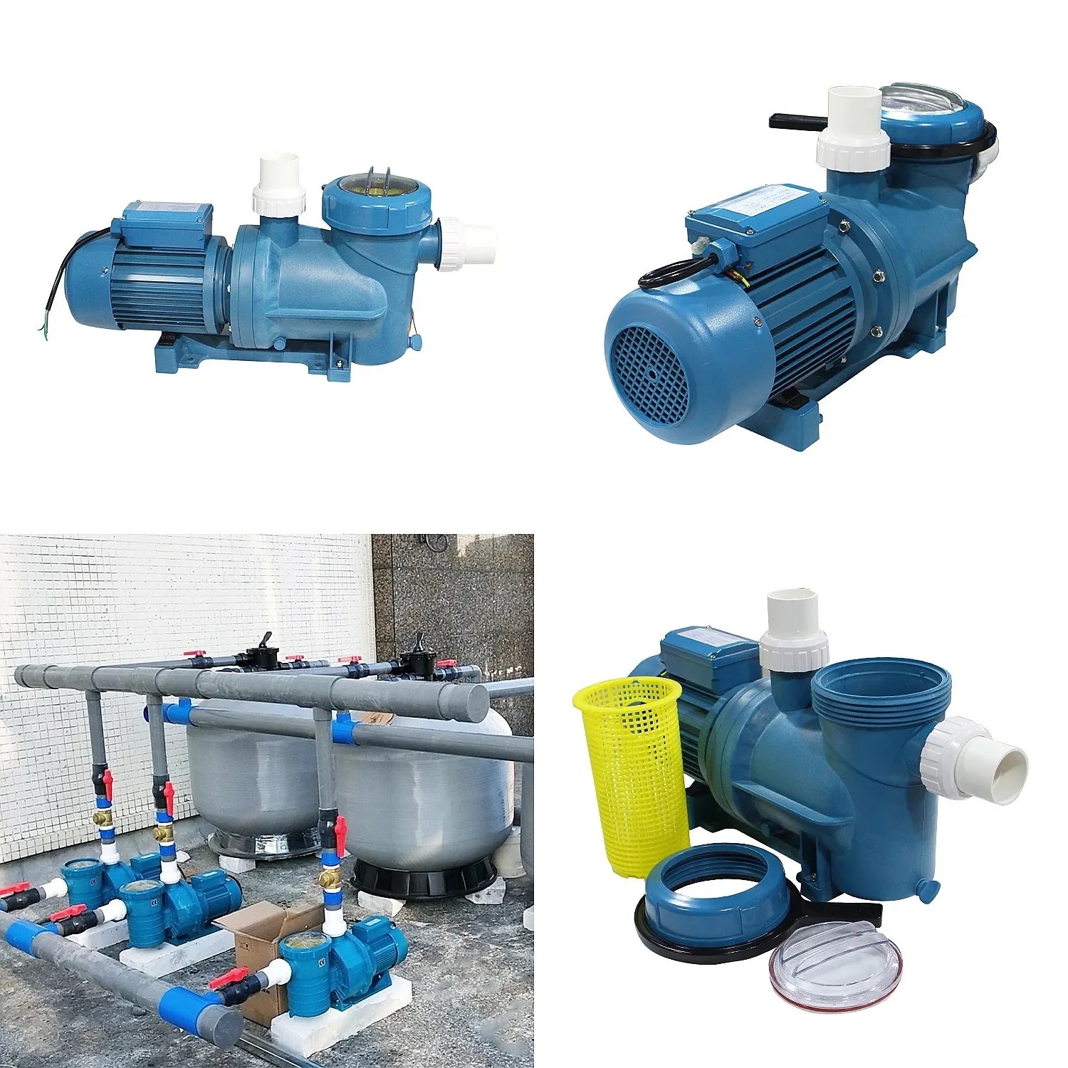 Swimming Pool Motor System Circulating Water Pump for Swimming Pool Purification and Filtration