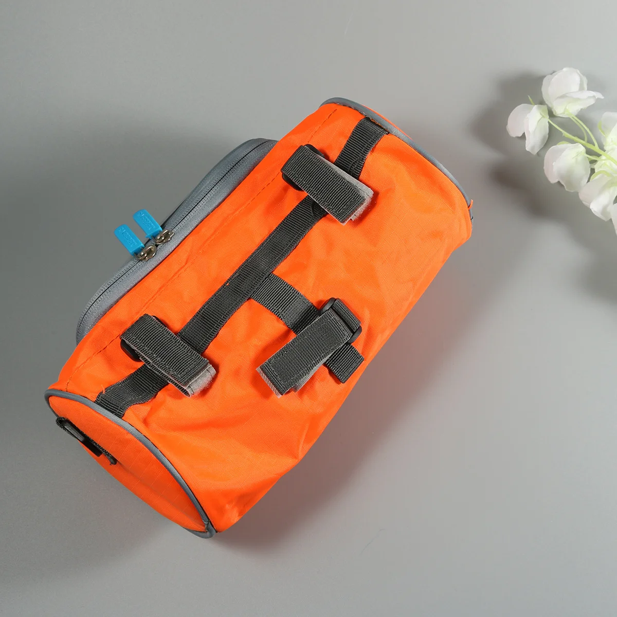 

Bike Handlebar Bag Oxford Cloth Waterproof Large Capacity Transparent PVC Phone Pouch Shockproof Front Pack for Road Mountain