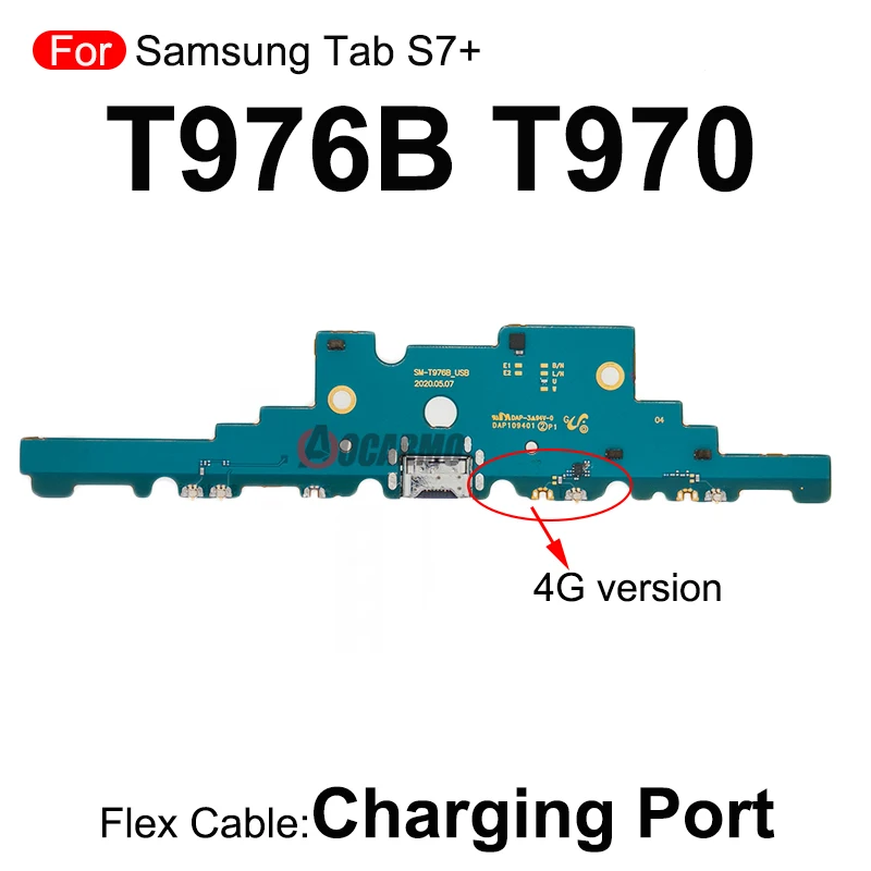 Galaxy Tab S7+ 本体と付属品（充電コード欠品） 1Pcs For Samsung Galaxy Tab S7Plus S7+ 5G T970 T976 SM-T976B USB