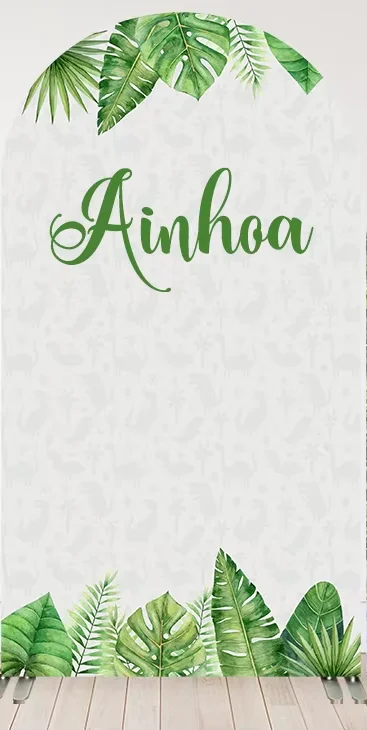 Mehofond Green Grass Wall Arched Backdrop Cover Customize Butterfly Girl Birthday Kids Baby Shower Decoration Chiara Background