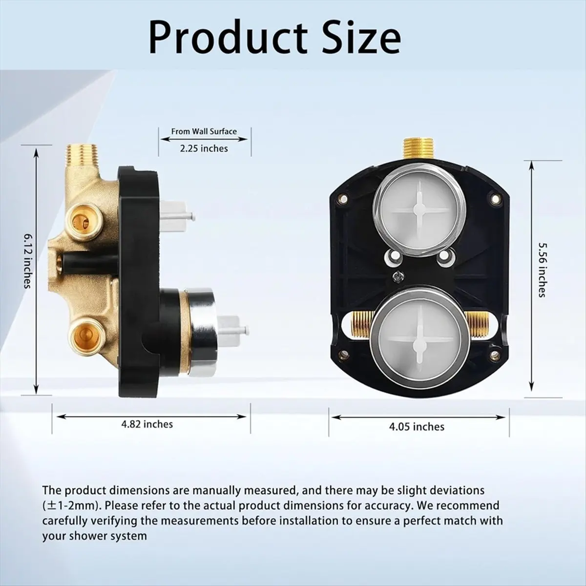 

R22000 Душевой переключающий клапан для смесителя, универсальный комплект грубых душевых клапанов, 3-ходовой, 6-настрочный встроенный переключатель