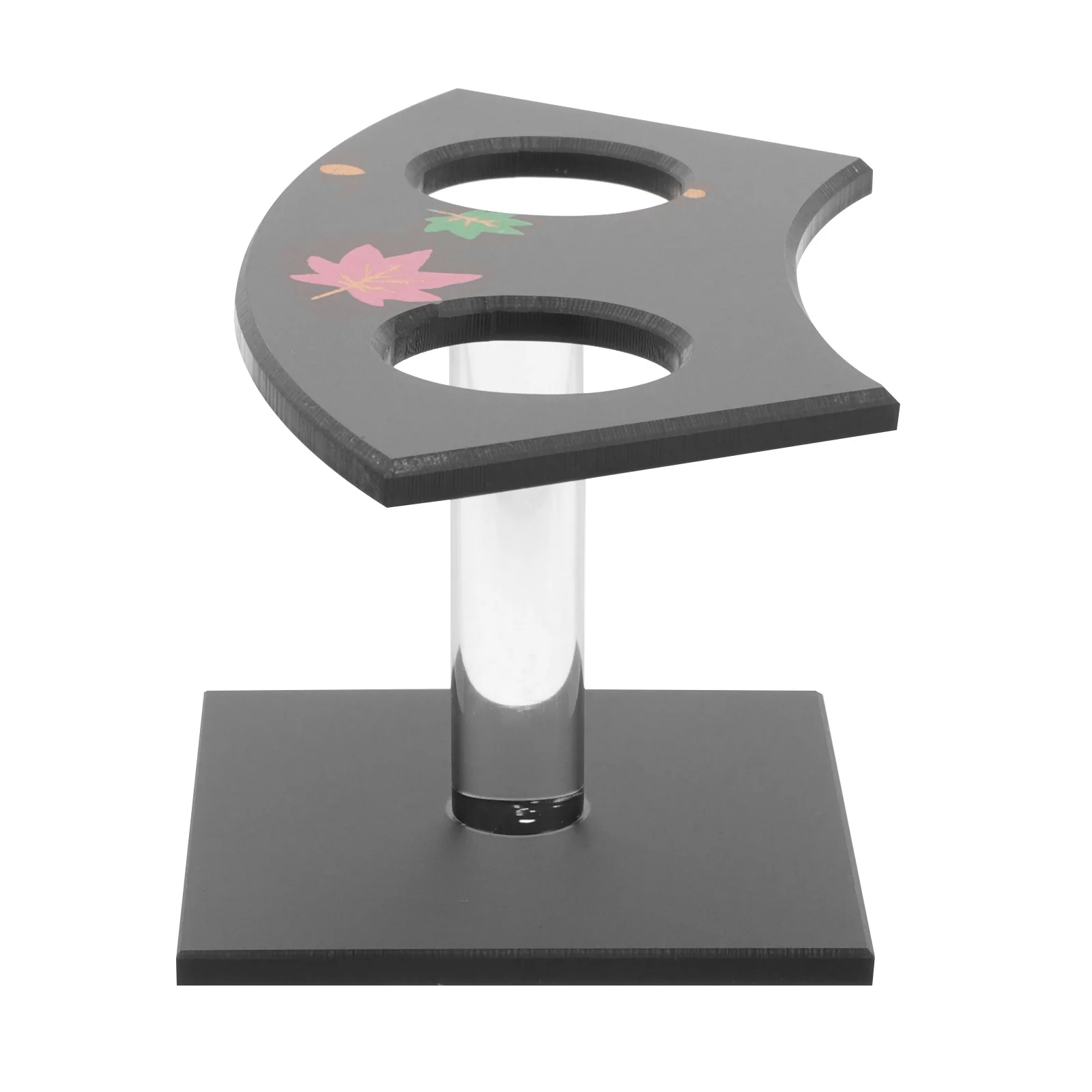 

2 Holes Acrylic Cone Stand Ice Cream Cone Holder Sushi Roll Display Rack Decorative Dessert Holder for Party Wedding Restaurant