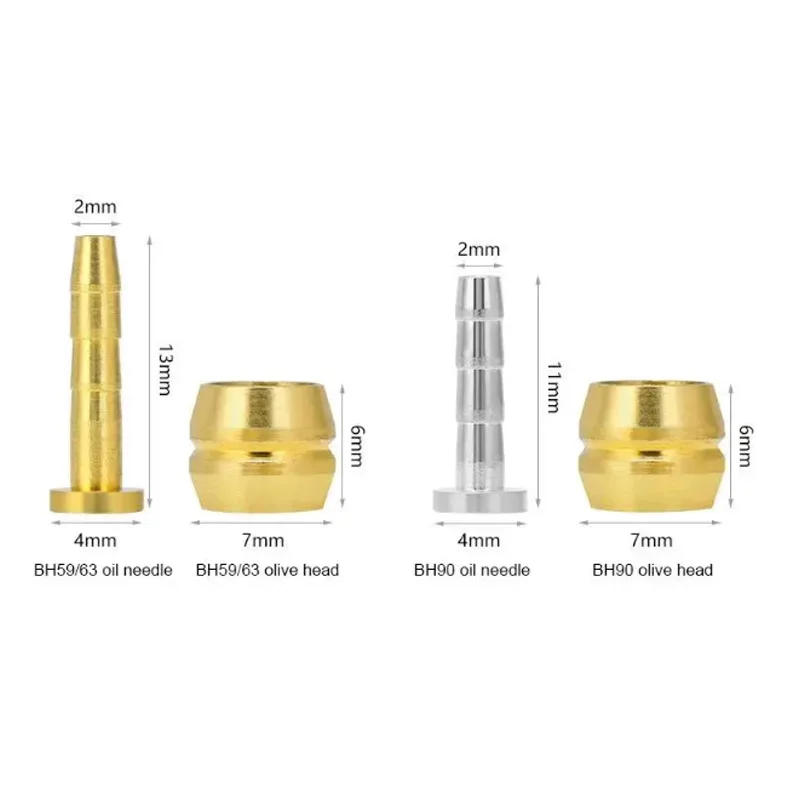 Mountain Bike Oil Needle Brake Olive Head For SHIMANO DEORE BH90 BH59 SRAM MAGURA Oil Brake Hose Connecting Insert