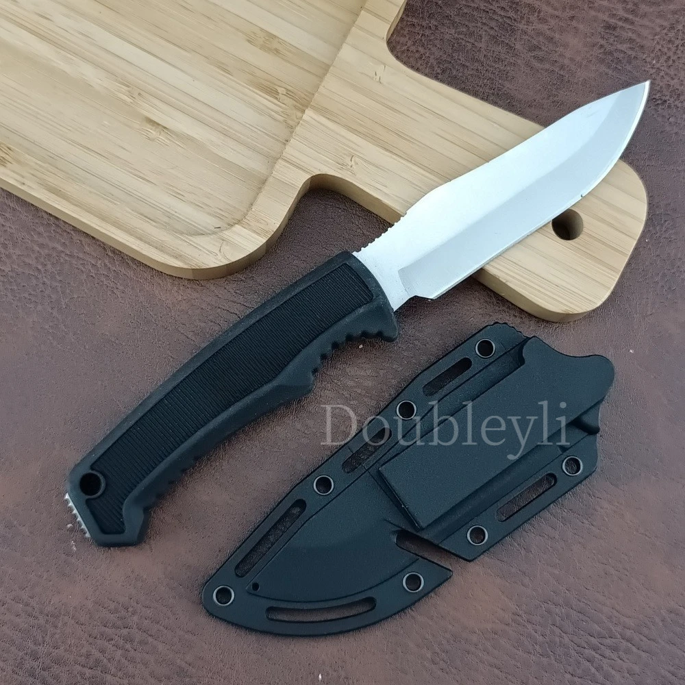 

Portable Utility Straight Knife High Hardness Outdoor Travel Knife EDC Cutting Knife Fk1001 Knife Nylon Fiber Handle with K Sheath Great Gift for Festivals