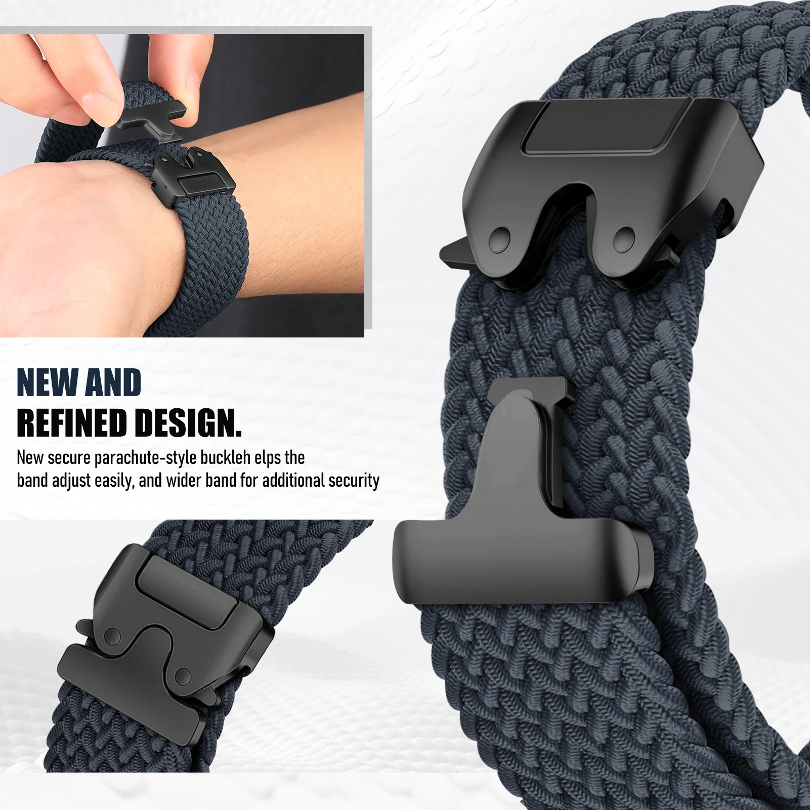 18 มม.22 มม.ร่มชูชีพสําหรับนาฬ - Titan Smartwatch Accessories บทวิจารณ์และราคา