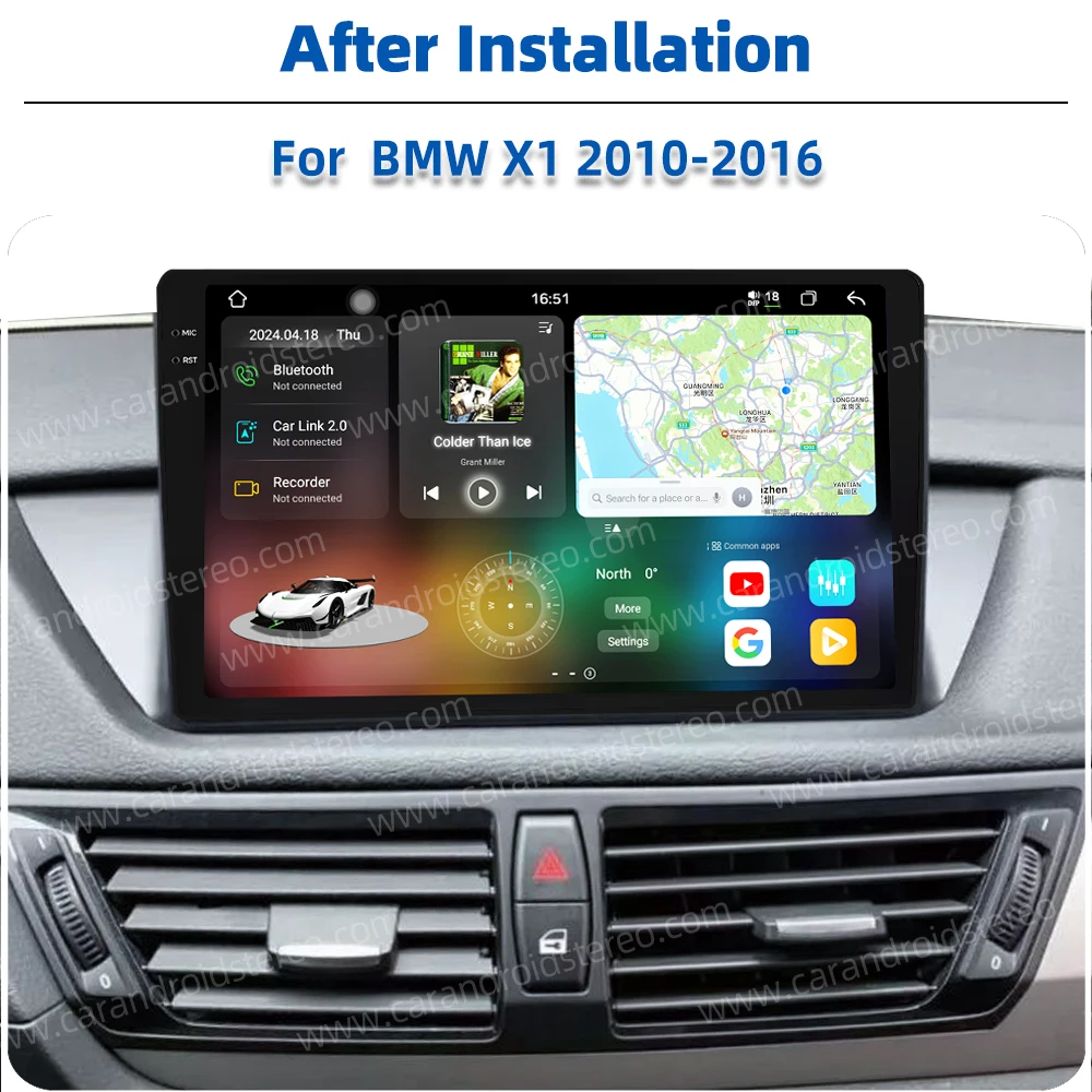 7870 Android 13 Car Stereo Video Radio Navigation GPS WIFI Audio DSP CarPlay 360 Camera For X1 E84 2009-2013