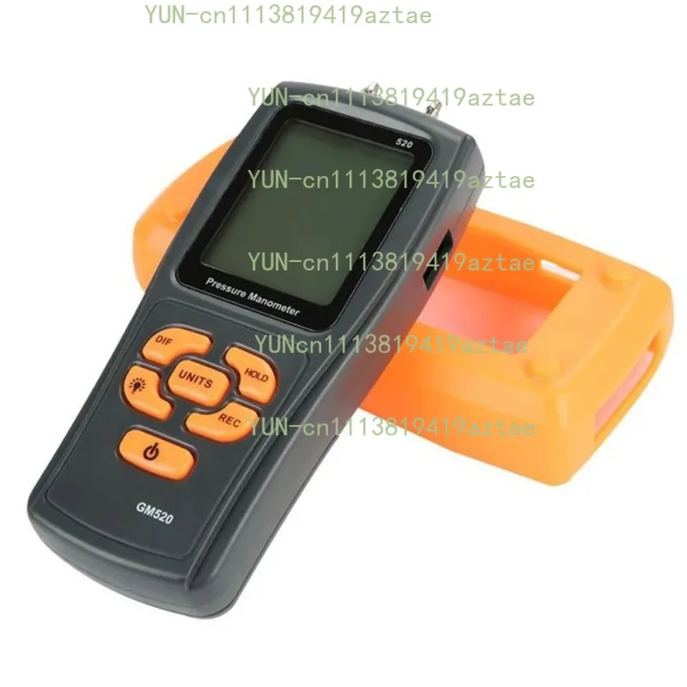 GM520 High-precision Digital Pressure Gauge Micro-Pressure Gauge Differential Pressure Meter Air Pressure Gauge