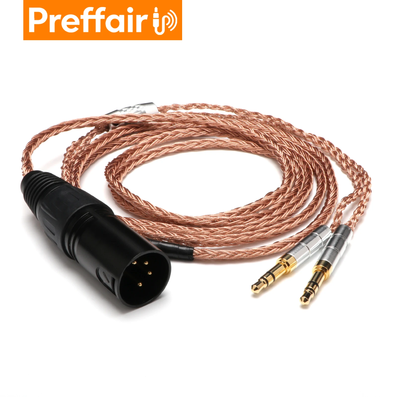 HiFi XLR Balanced 16 cores 99% Pure 7N OCC Copper Headphone Cable for Sundara Ananda HE1000se HE6se he400i he400se Arya