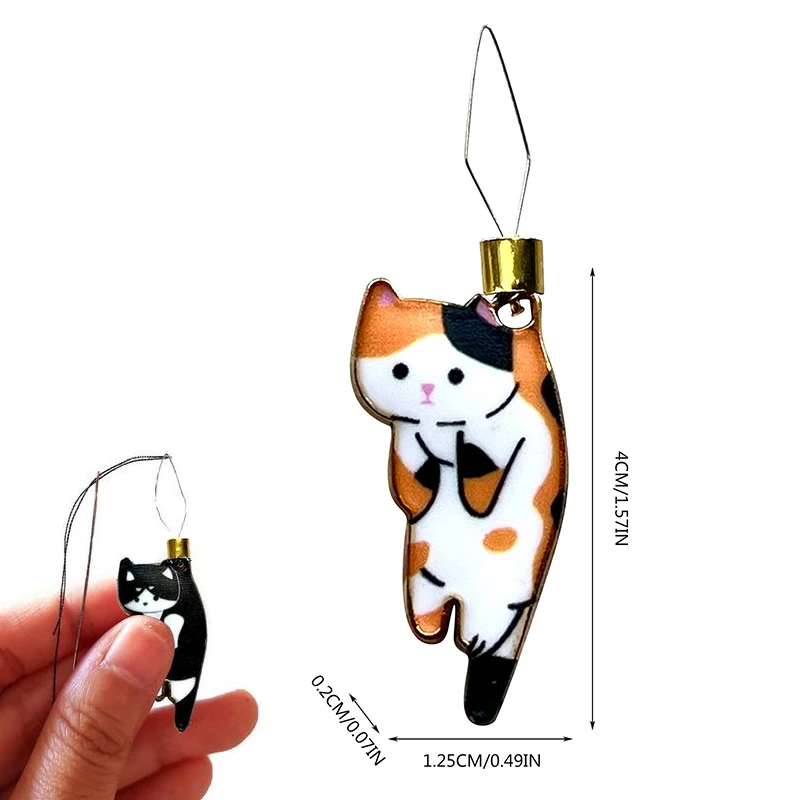 Cartoon Cat Shape Needle Threaders Stitch Insertion Tool For Sewing Machine DIY Handmade Quilting Knitting Crafts Accessories