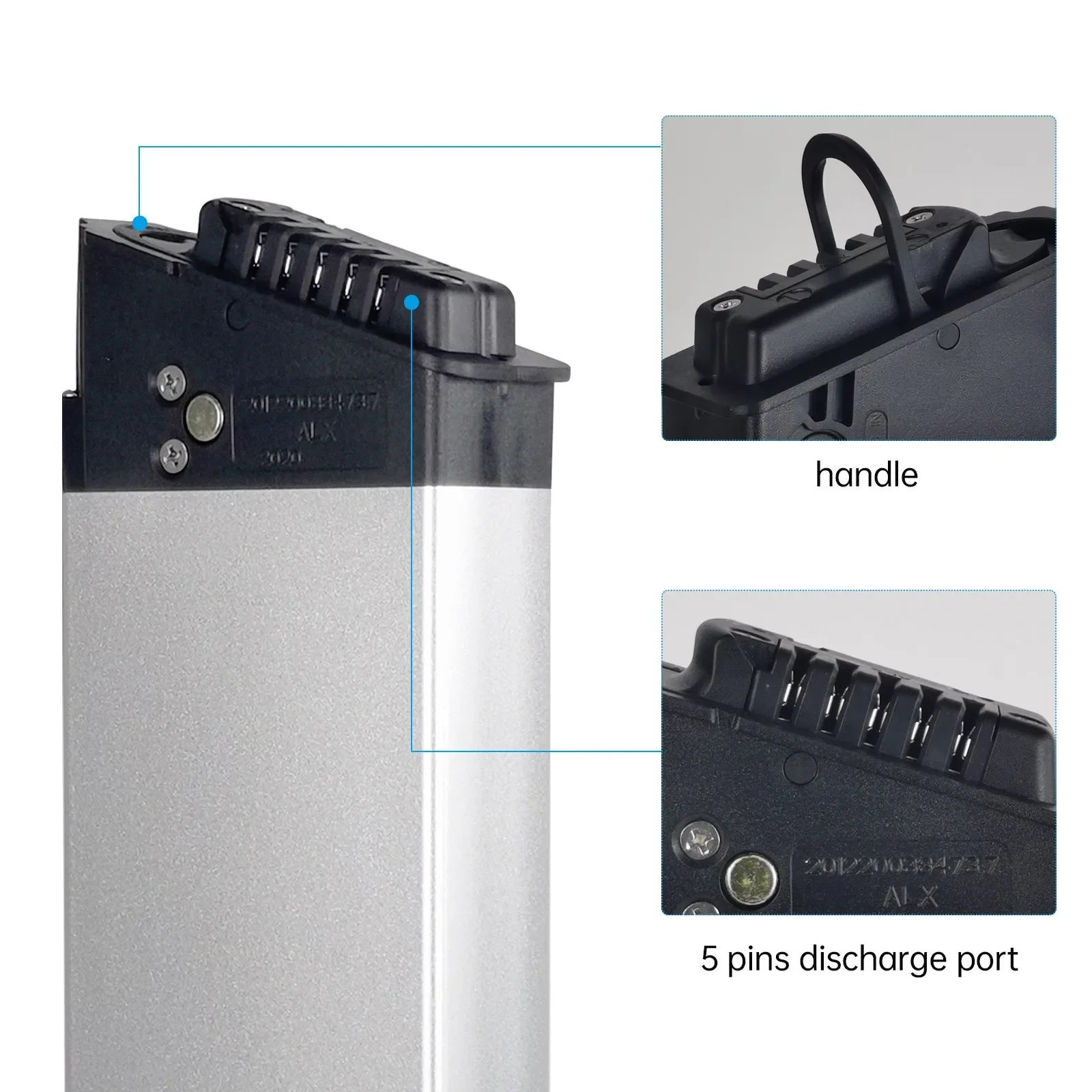 36V 48V 10.4Ah 750W Ebike Battery for Samebike LO26 20LVXD30 DCH-006 Folding Bike Li-ion Battery 17Ah High Capacity with Charger