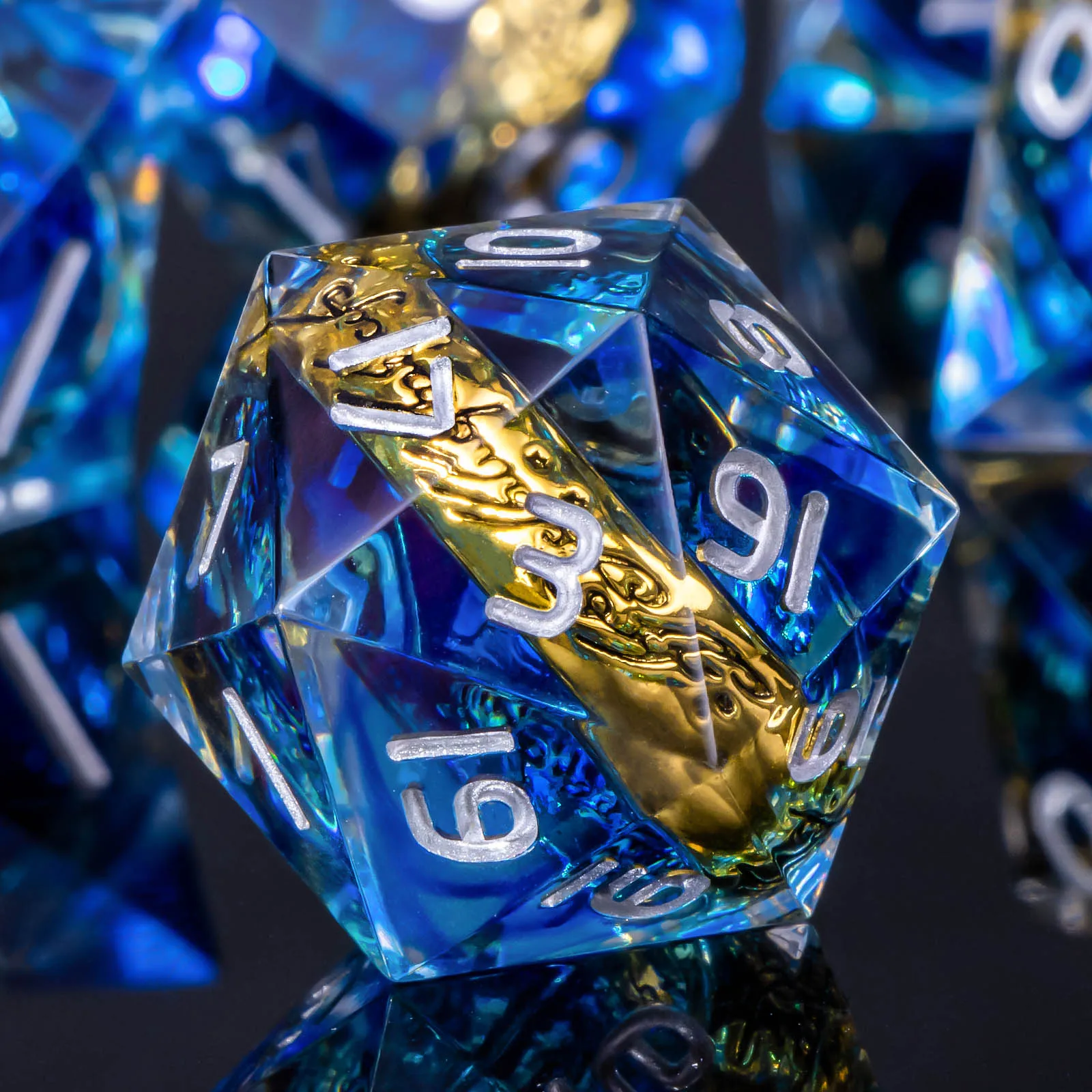 

Набор кубиков Magic Lord Rings, красные кубики для Dungeons and Dragons, набор кубиков LOTR D&D из смолы для ролевых игр, острые кубики D&D