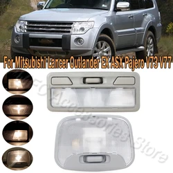 For Mitsubishi Lancer Outlander EX ASX Pajero V73 V77 Front Rear Car Interior Reading Light Dome Light Roof Lamp Grey Beige