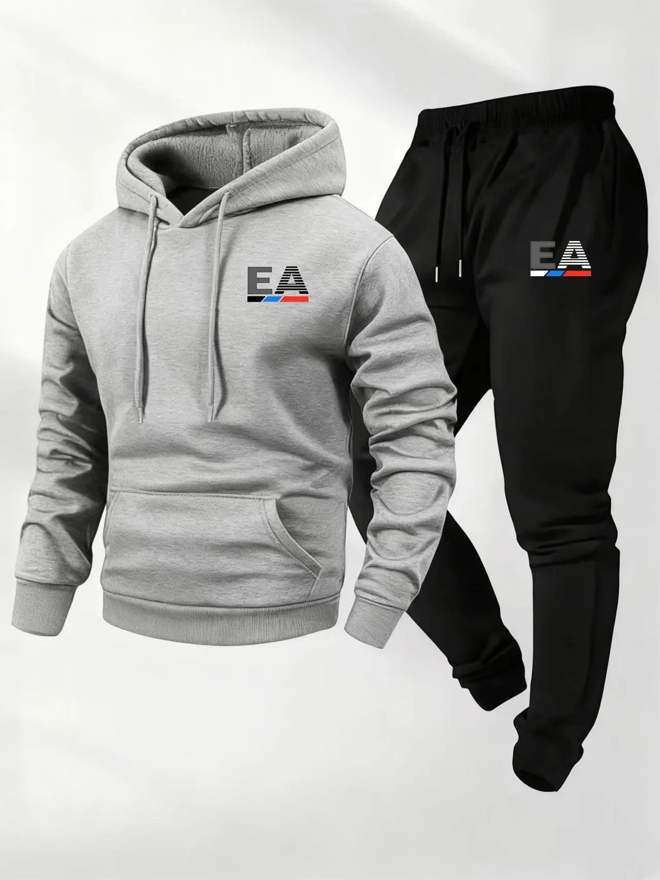ชุดกีฬาผู้ชายฤดูใบไม้ร่วง-ฤดูห - Joggers Pants บทวิจารณ์และราคา