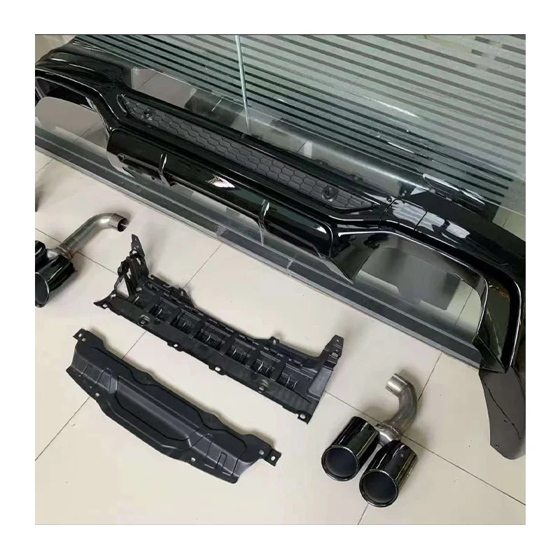 Damei High Performance All-Black M Power Style Rear Diffuser Upgrade To X4M For  G02 X4 2019-2021