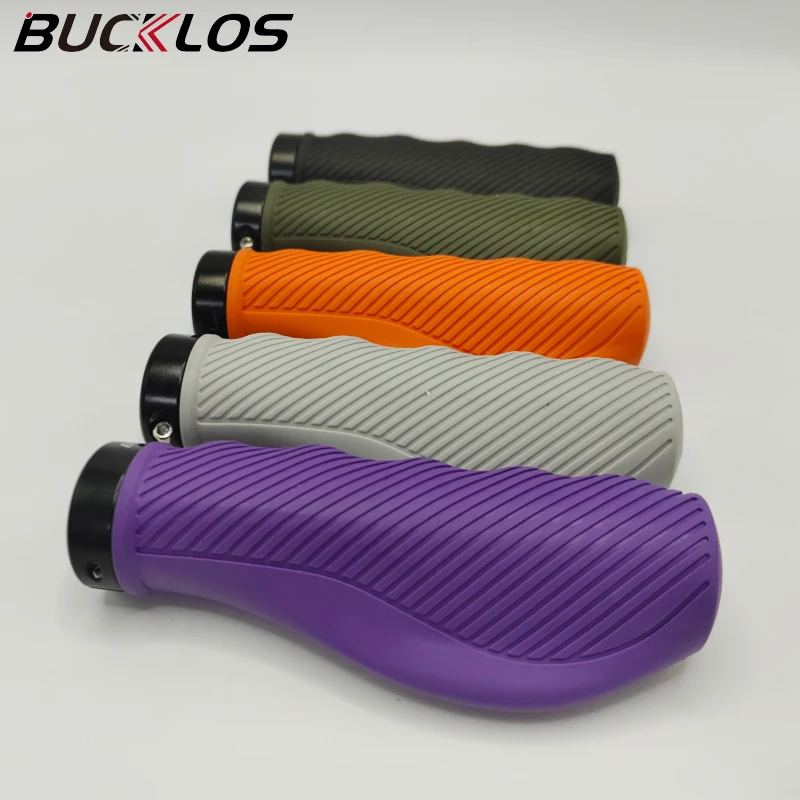 

BUCKLOS Bicycle Handlebar Grips Soft Silicone Bike Cuffs Ultralight MTB Bike Handlebar Cuffs Ergonomic Road Bicycle Handle Parts