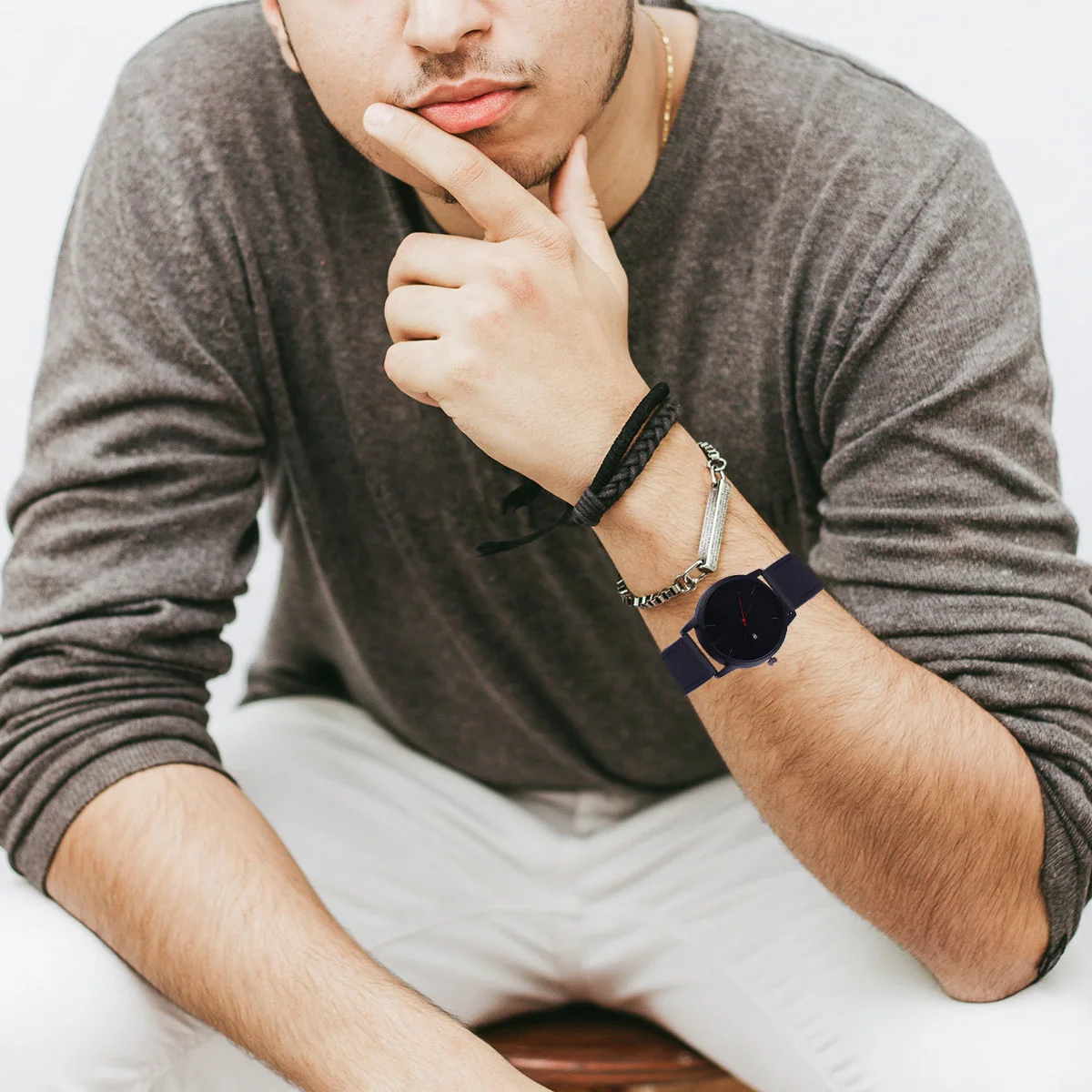 

Кварцевые наручные часы для мужчин, черные, матовые, стильные, модные, для выпускного, дня рождения, Рождества, Нового года, спортивные часы