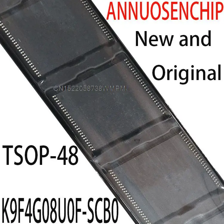 20PCS New and Original K9F4G08U0F SCB0  K9F4G08U0F-SCBO K9F4GO8UOF-SCBO K9F4G08 TSOP-48 Nand Flash K9F4G08U0F-SCB0