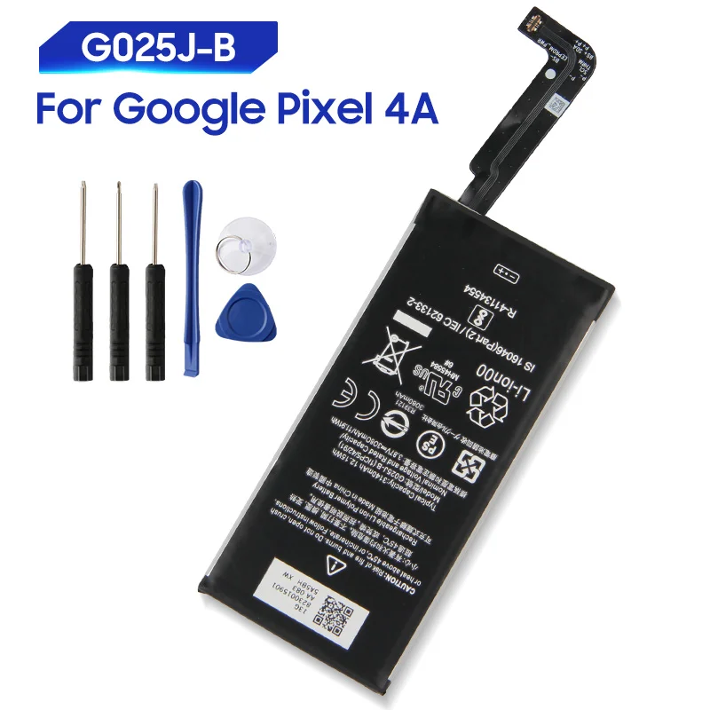 Original Replacement Battery For Google Pixel 4A 4G G025J-B Genuine Battery 3080mAh