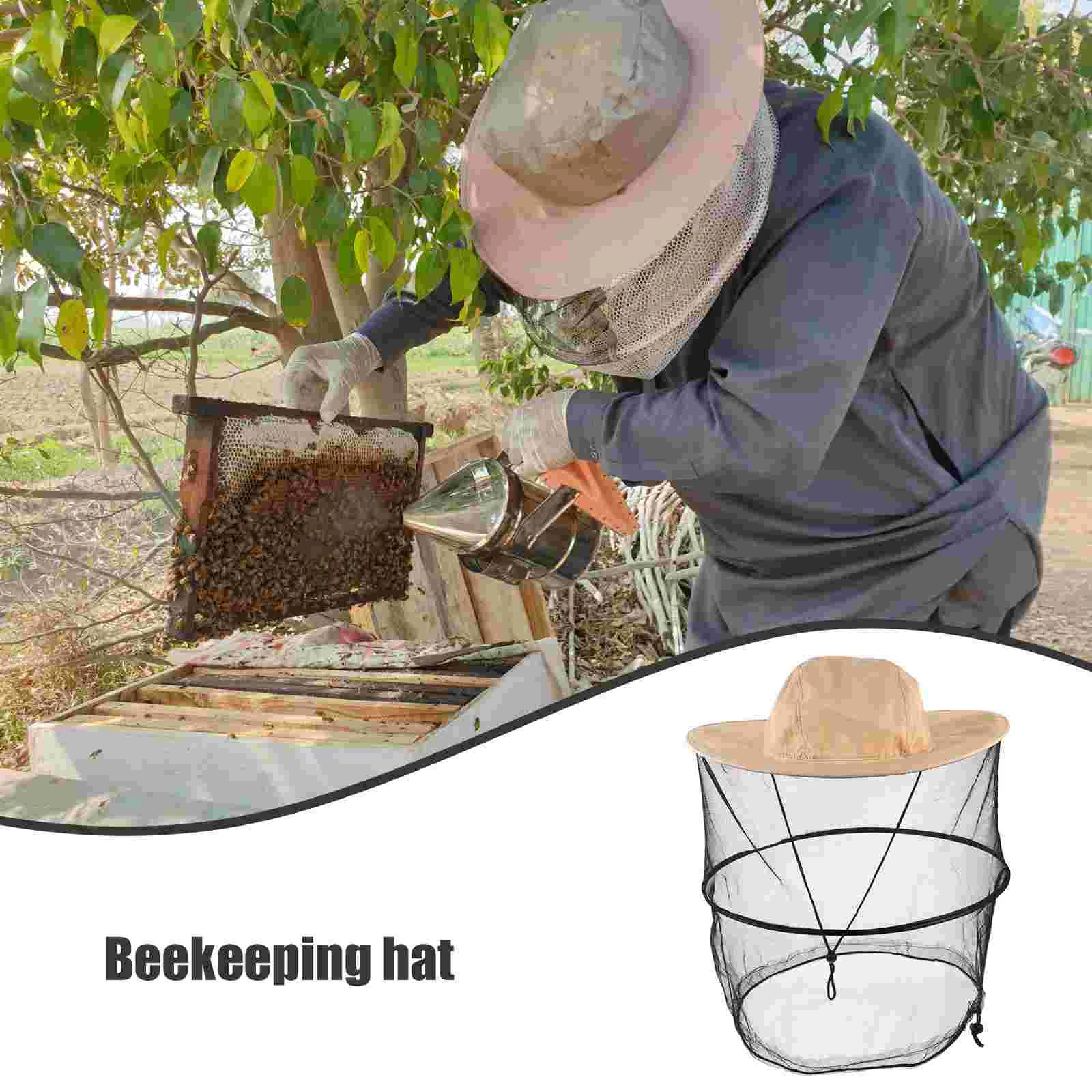 2 Pcs Beekeeping Veil Hat Sun Protection Keeper Hoods Beekeeper Headgear