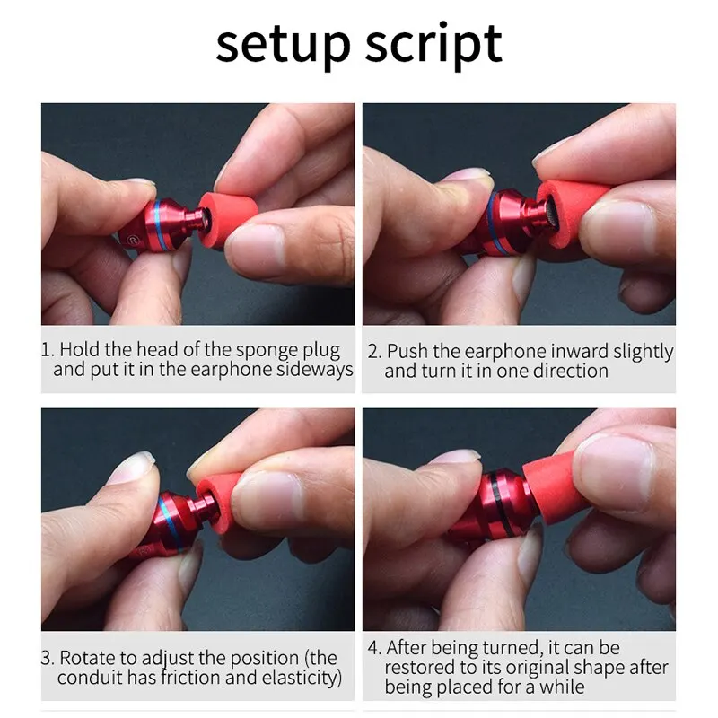 Memory Cotton Earphones Inserted Into The Ear For Sound Insulation And Noise Reduction Slow Return Earmuffs 4 5mm Inner Hole image 5