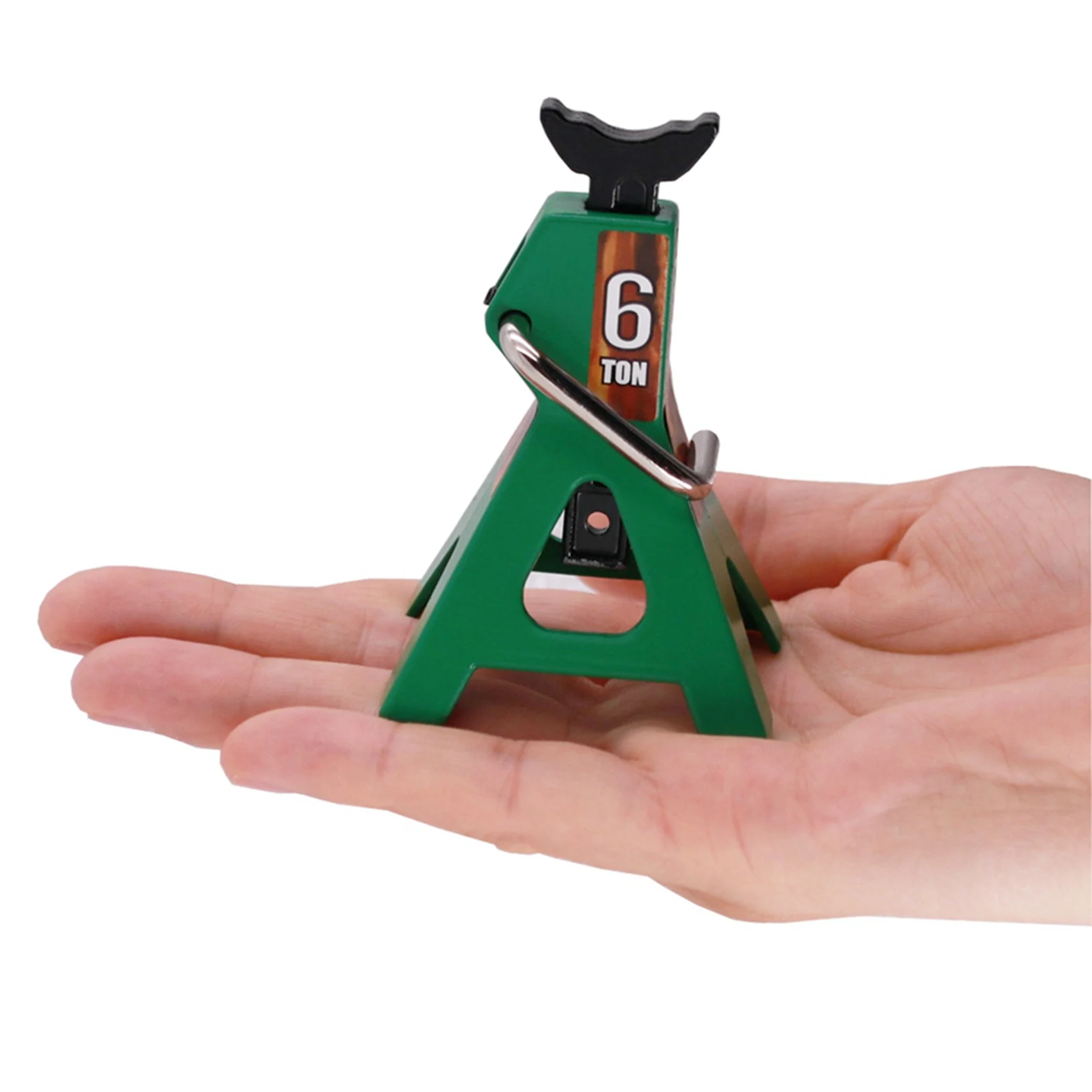 ABWE-2X Metal Jack Stands Simulatie Mini Speelgoed Voor 1/10 RC Crawler Truck Auto Trx4 SCX10 Simulatie Klimvoertuigen-Blauw