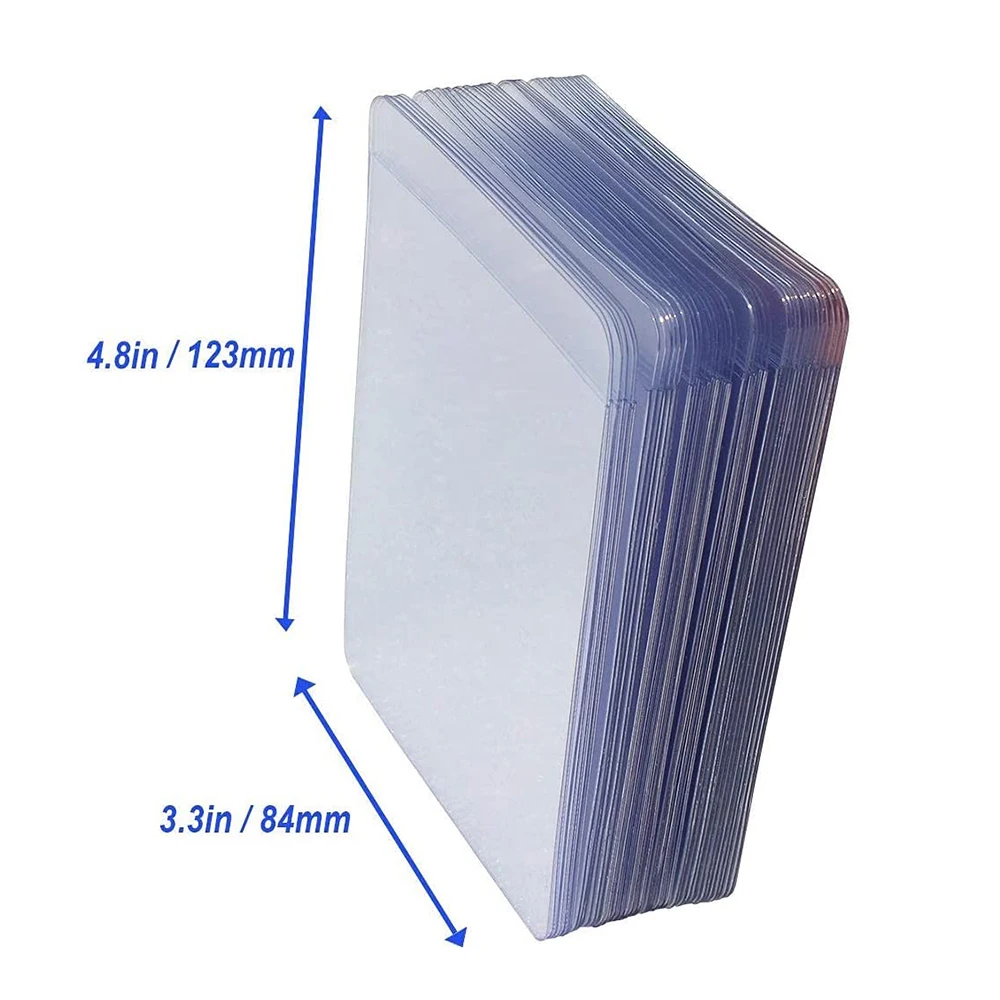 Portacarte Semirigidi Protectodon - 50 Pezzi, 84x123 Mm, Per Carte Sportive E Da Collezione, 250 Micron, Protettivi