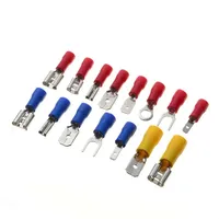 280PCS Assorted Spade Terminals Insulated Cable Connector Electrical Wire Crimp Butt Ring Fork Set Ring Lugs Rolled Kit