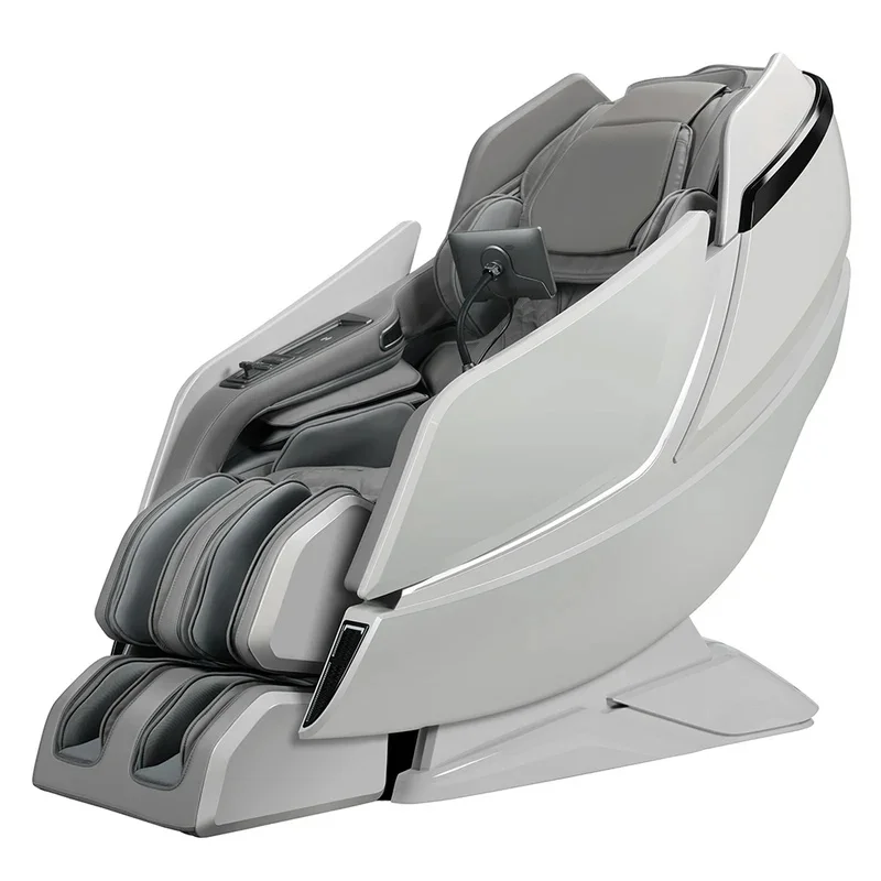 Sillón de Masaje de Lujo 2025 con 24 Programas Automáticos, Música Bluetooth y Carga Inalámbrica, Sillón Reclinable Shiatsu de Cuerpo Completo para Uso Doméstico