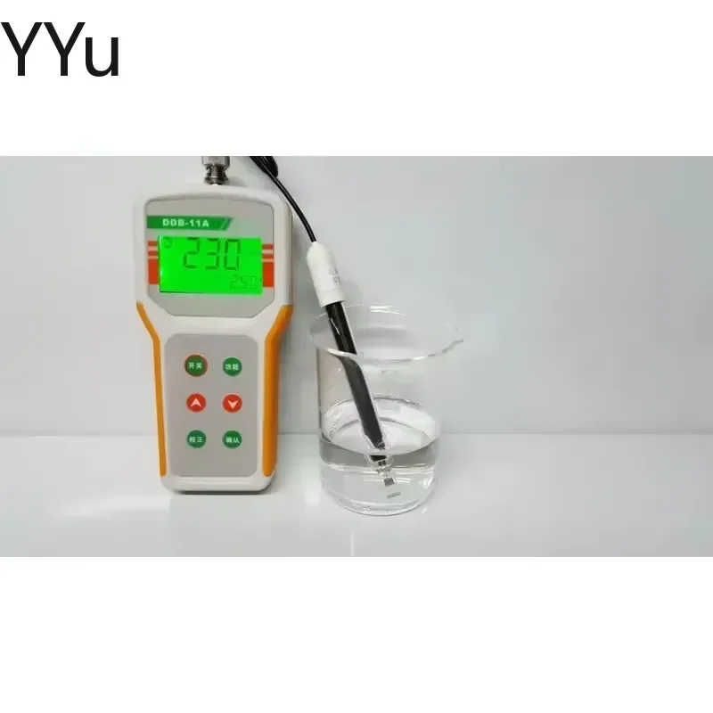 for DDB11A Portable Conductivity Meter High Precision Water Quality Tester TDS EC Salinity Temperature Monitor Digital
