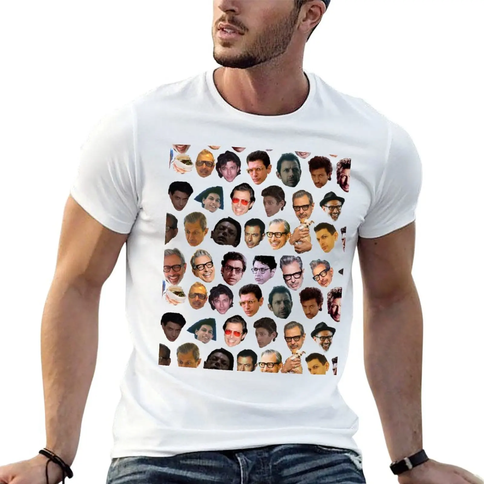 

Jeff Goldblum T-Shirt cotton t shirt man man t shirt summer t shirts cotton 100% T-Shirt