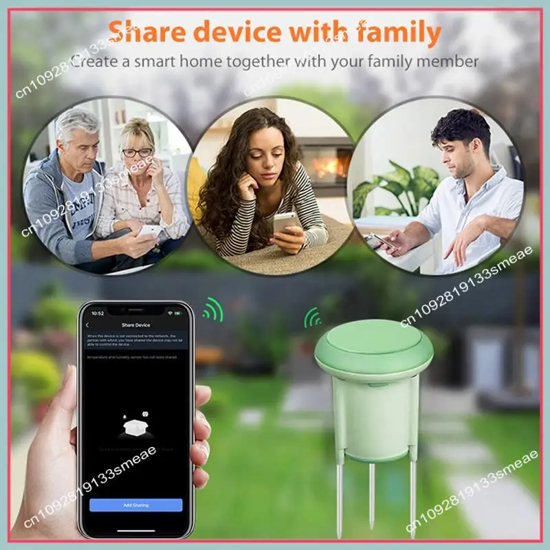 

N94R Zigbee Датчик почвы Граффити Умный портативный датчик почвы Датчик температуры и влажности