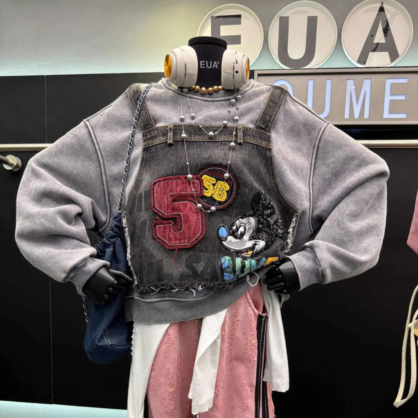 Рисунок 5 - Серый свободный топ в европейском стиле