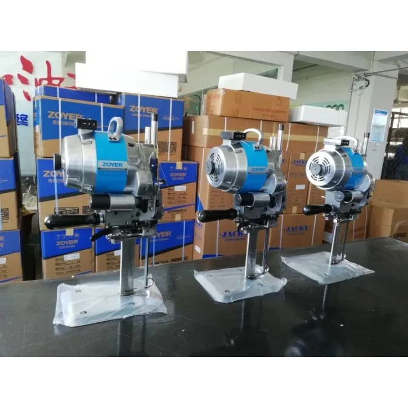 ZY-T3 الصناعية مستقيم سكين آلة قطع النسيج عالية السرعة 550 واط/750 واط سيرفو إبرة واحدة حالة جديدة