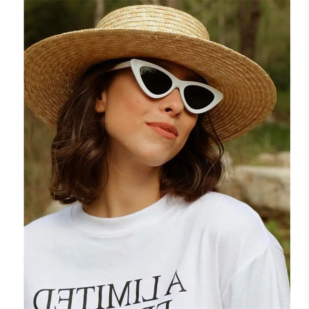 Gafas de sol Retro Vintage estrechas con forma de ojo de gato para mujeres  y hombres,, image size:1000x1000