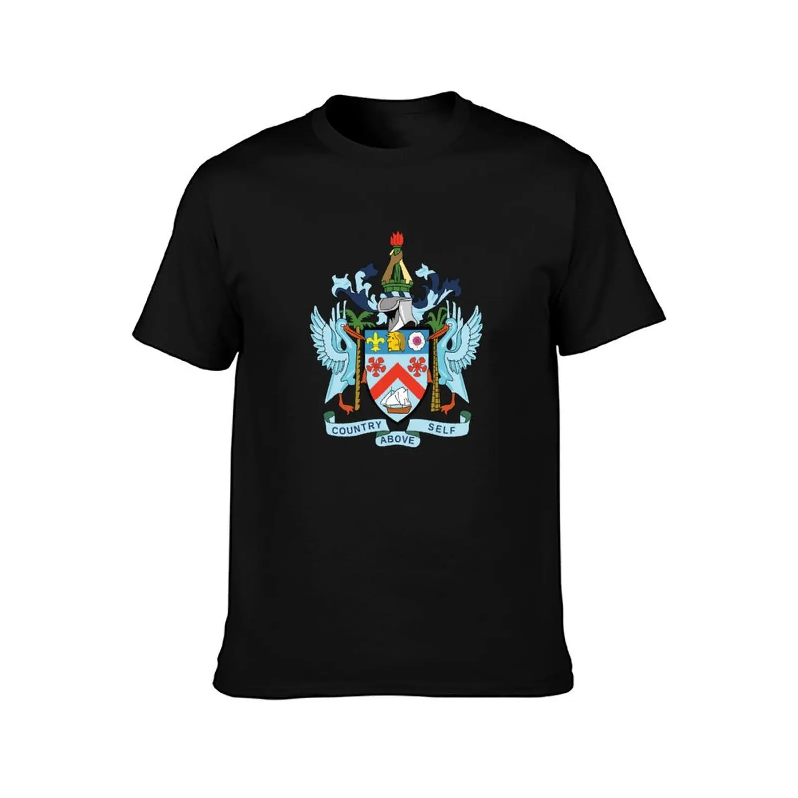 St Kitts and Nevis Coat of Arms T-Shirt essential t shirt customs design your own blue archive mens white t shirts