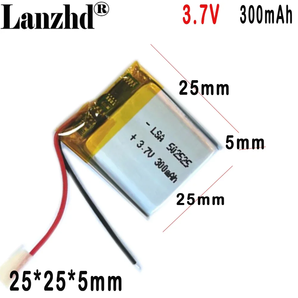 

502525 polymer Lithium Battery 250MAH 3.7V For Bluetooth speaker Beauty instrument toys digital products