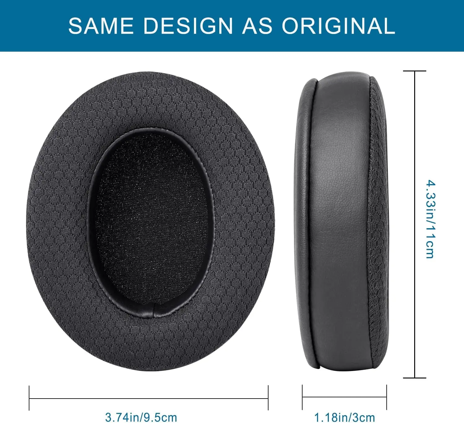 Сменные амбушюры HD280 для наушников Sennheiser HD280/HD280-13/HD280-Pro/HD281/HMD280/HMD280 Pro/HMD280-13/HMD281/HMD281 Pro