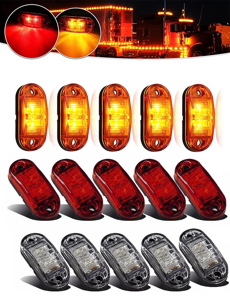 LED-Seiten markierung leuchten für Scania-LKW-Zubehör Anhänger Caravan Seiten abstand Lampe LED LKW-Kühlergrill Licht Camion