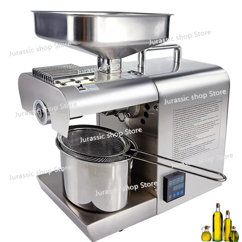 

Cold Mini Oil Press Machine /small Coconut Oil Extraction Machine with Temperature Controller