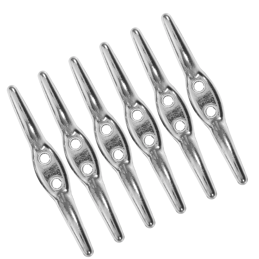 

6Pcs Metal Hooks for Blinds Blind Cord Wrap Stainless Steel Cleat for Window Curtain Roller Shades Vertical Blind Cord