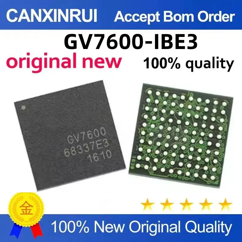 The newly imported original GV7600-IBE3 GV7600 HD video conversion chip BGA package can be directly shot
