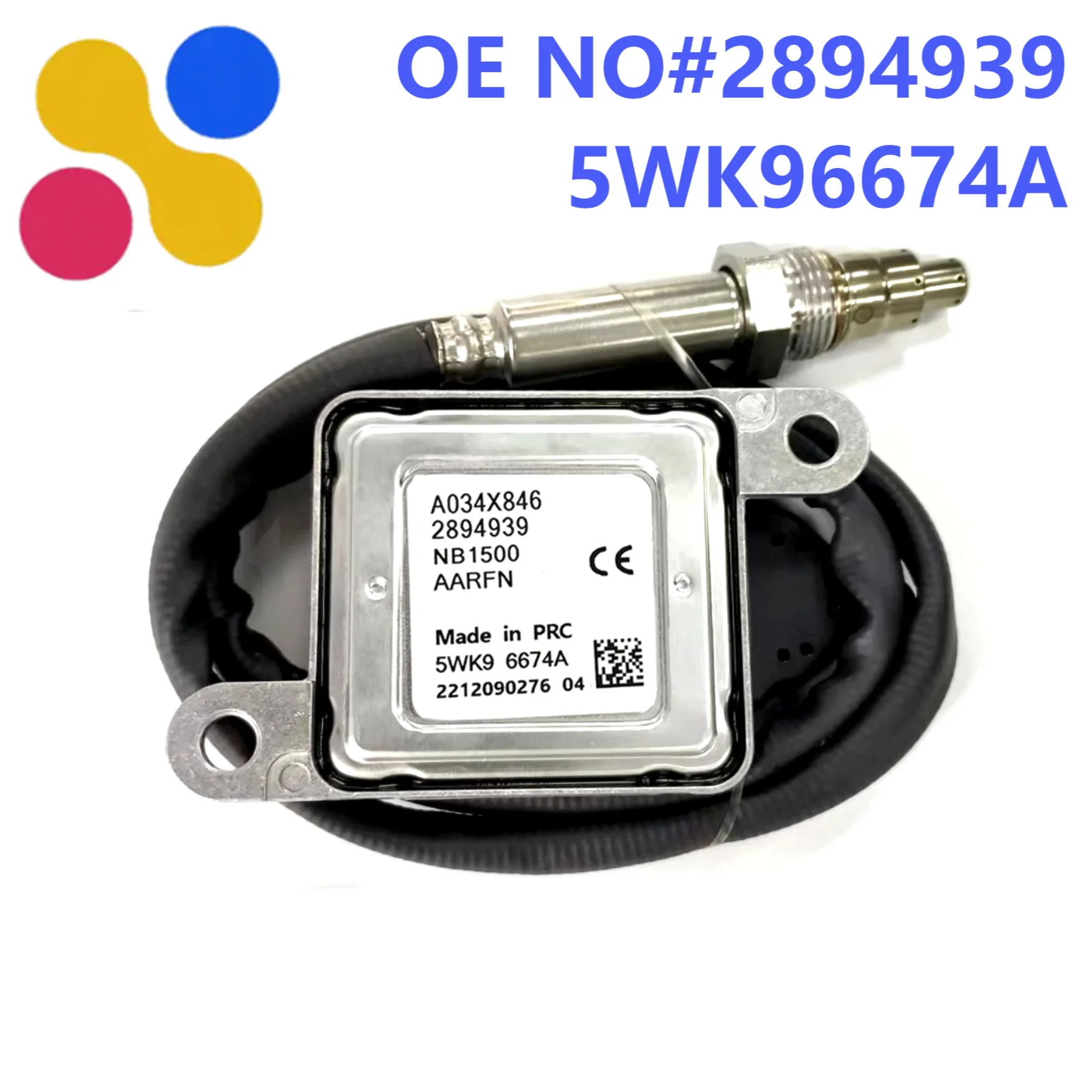 

5WK9 6674A 2894939 5WK96674A 2894939RX NOx Датчик азота и кислорода для зонда NGK Высококачественный чип для C-ummins ISB ISX 12 В