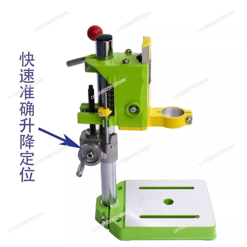 

6137 electric drill bracket electric transformer table drill can rotate and drill inclined holes with fast lifting device